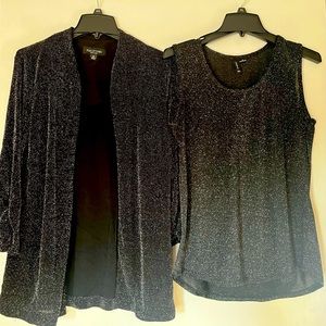 This is a beautiful NEW DIRECTIONS  blouse and light jacket.